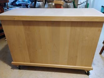 Custom Alder Cart. Lemonade stand bloom bar Charcuterie table kitchen Island