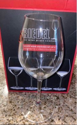 Riedel wine glasses- new in box