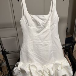 White Bridal Shower Dress 