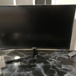 Samsung 27” curved Monitor 1920x1080 VGA HDMI 60Hz Freesync HD LED Monitor