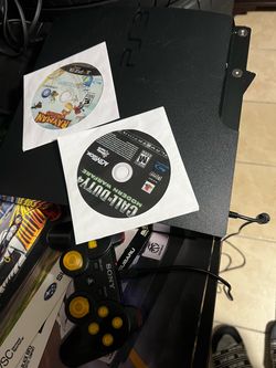 PS3 Slim Console with Controller and Games