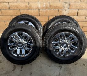 Mint Chevrolet Silverado 2(contact info removed) Chrome Factory  takeoffs w/Michelin Tires