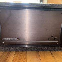 Kicker ZX 1000 watt Amp 1 channel. 