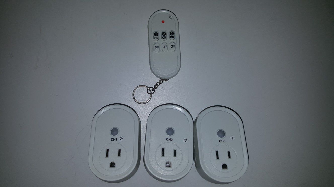 3 Remote outlets 