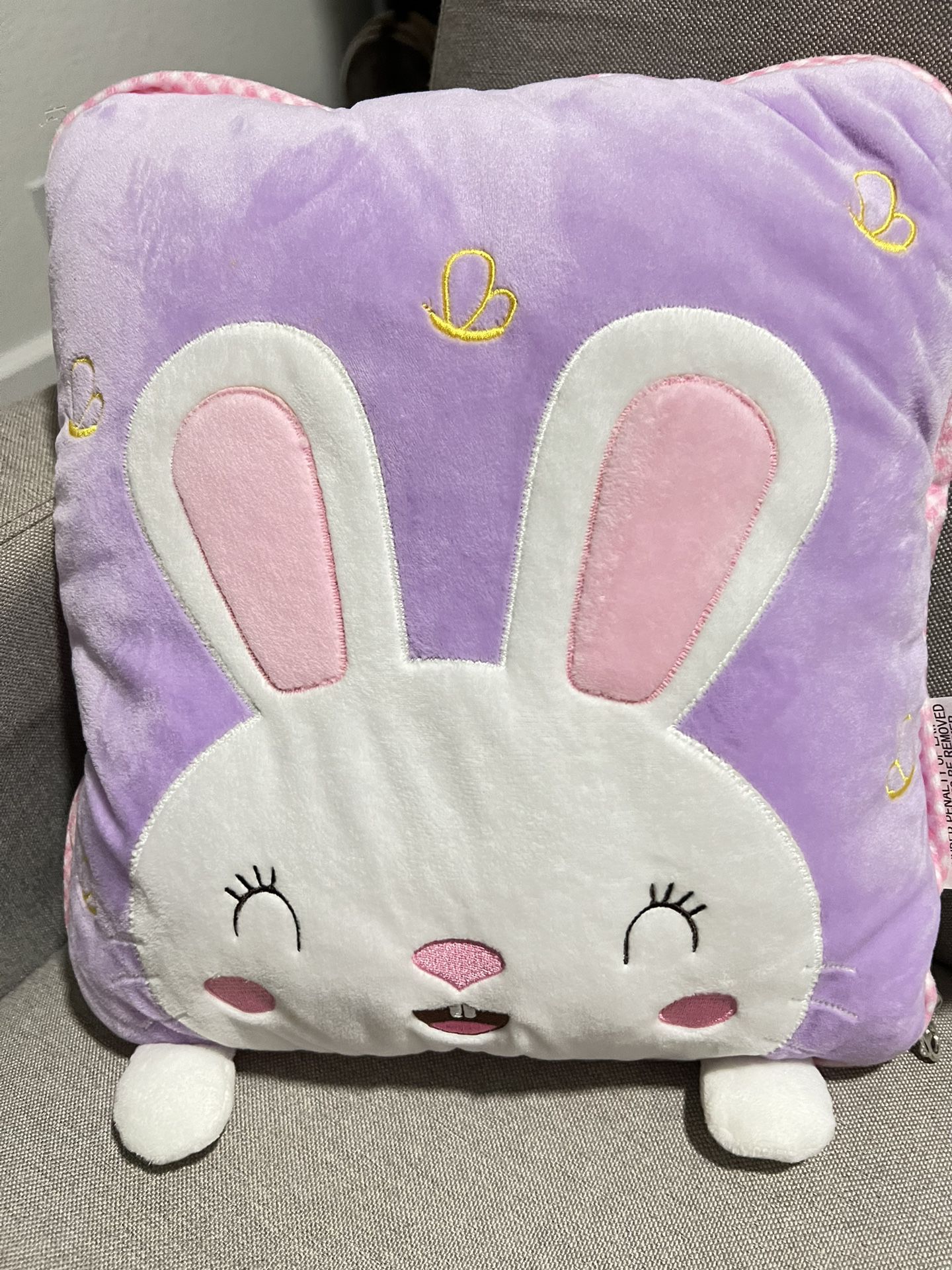 HugFun Super Soft Baby Blanket & Cozy Cushion 2 in 1 