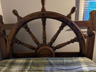 Youth's Twin Bedroom Set - Six Piece Solid Maple Nautical Ship Ahoy by Young Hinkle
