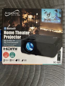 Supersonic Bluetooth Home Theater Projector