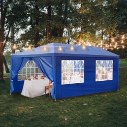 10 x 20 Pop Up Canopy Tent with Sidewalls 10x20