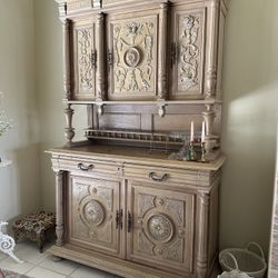 Antique Solid Oak Sideboard