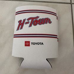 Houston Rockets H-Town Koozie Coozie Drink Can Holder NBA Jersey Hat Clutch City Edition