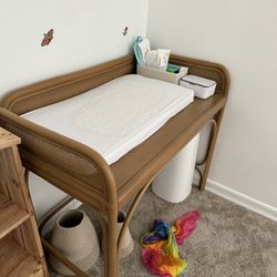 Rattan Desk Or Changing Table 