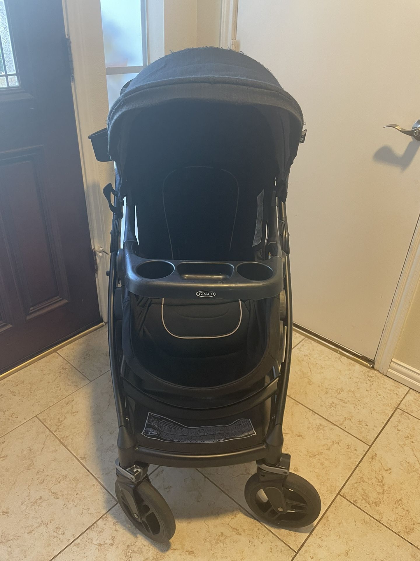 Graco UNO2DUO Travel System Double Stroller, Carseat, and Base - Reese Color