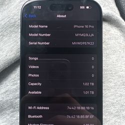 iPhone 16 Pro 1TB