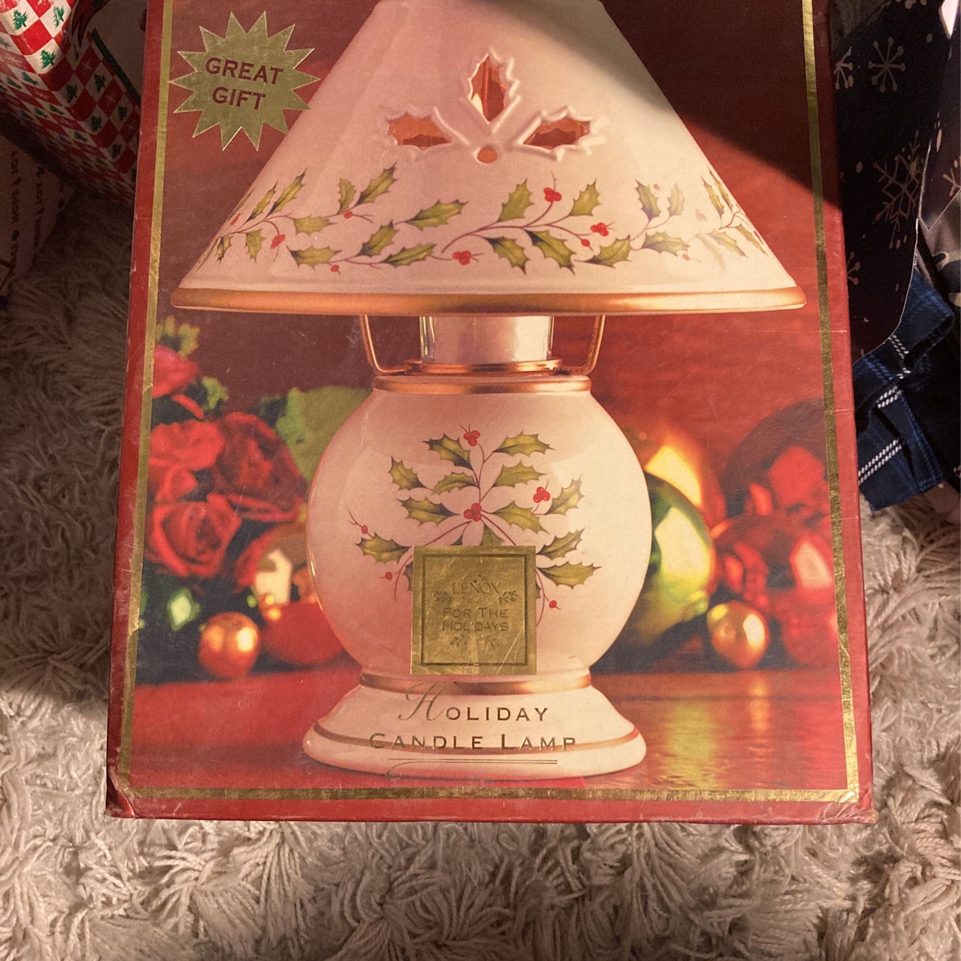 Lenox Holiday Candle Lamp 