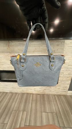 Blue coach bag