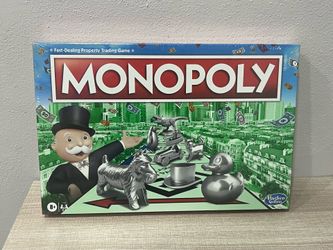 NEW SEALED Monopoly Classic Board Game Hasbro Gaming C1009 T-Rex Duck Penguin