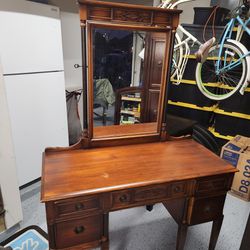 Antique Dresser With Mirror