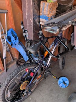 Bike with rack