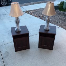 Vail, AZ Side Tables With lamps $200