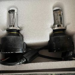 H4/9003 LED Bulbs, Super Bright Cool White Hi/Lo Beam, HB2 LED Bulbs Plug and Play, Pack of 2