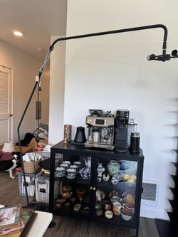 Glass and Metal Display Cabinet