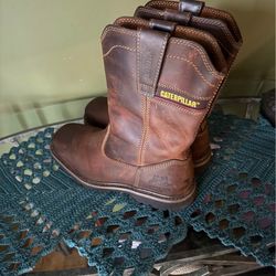 Caterpillar Western Style Cowboy Boots Size 10