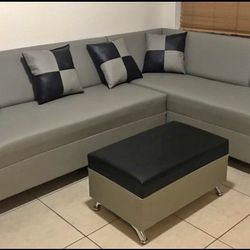 Leather Sectional Sofa Never Used 