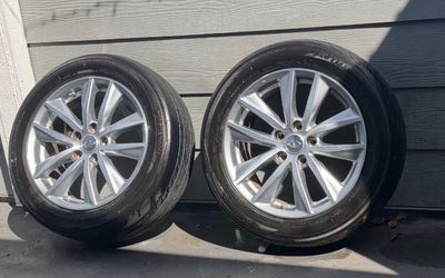 4 Stock q50 tires