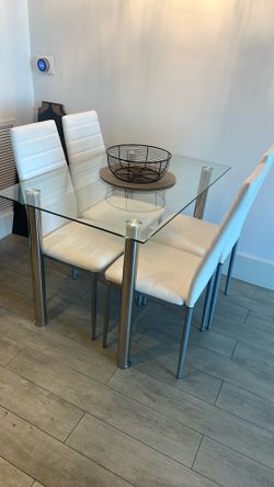 dining table with chairs