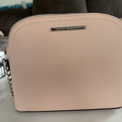 Steve Madden Linen Pink Crossbody Bag New With Tags