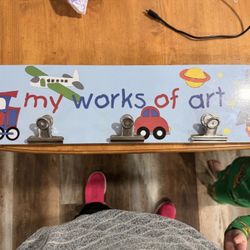 Children’s Hanging Art Work Display
