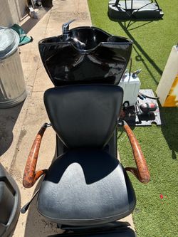 Professional Salon Shampoo Chair & Bowl – Heated Water System –