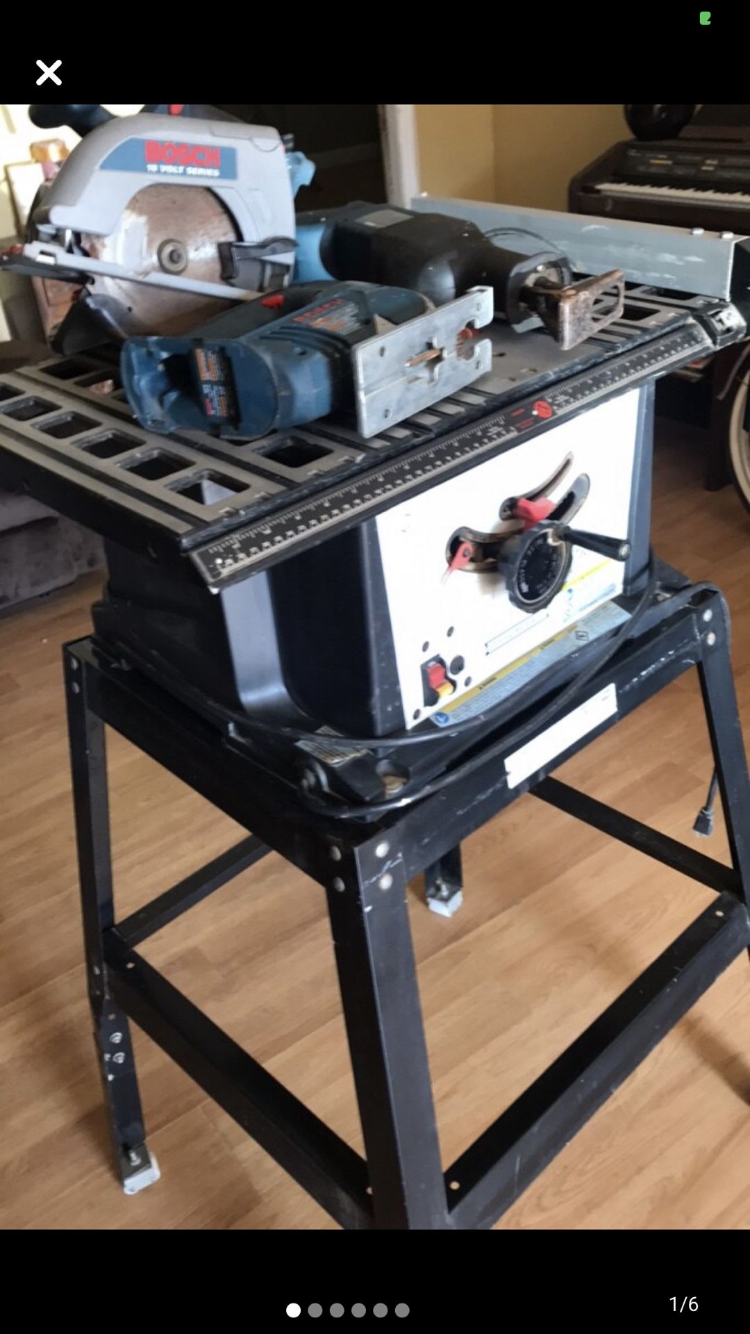 Table Saw & Bosch Set ( 4 items)