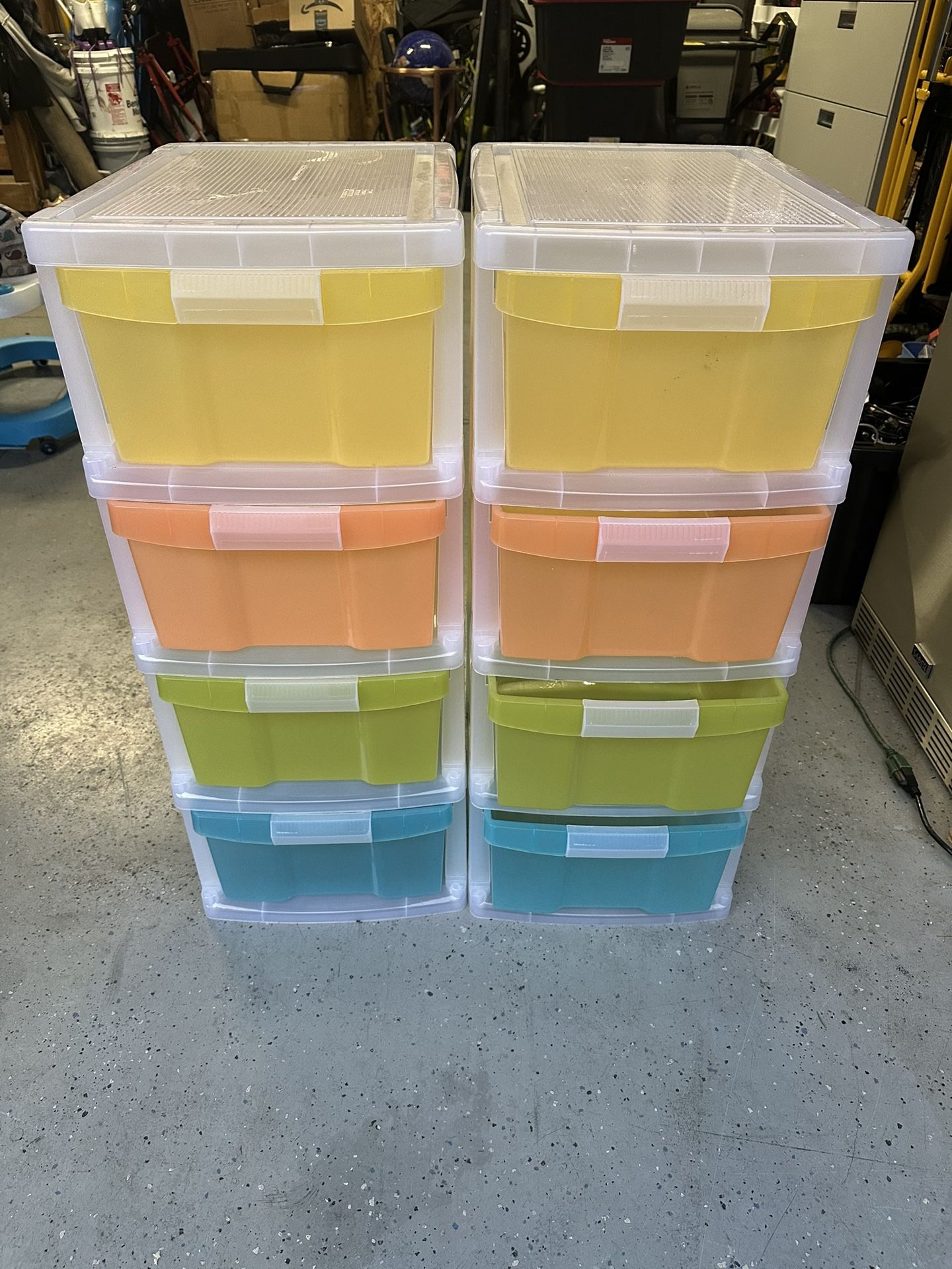Colorful Modular Storage Drawers – Set of 8