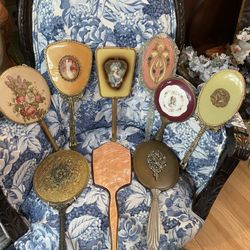 Assorted  Vintage Hand Held Vanity Mirrors (each sold separately)
