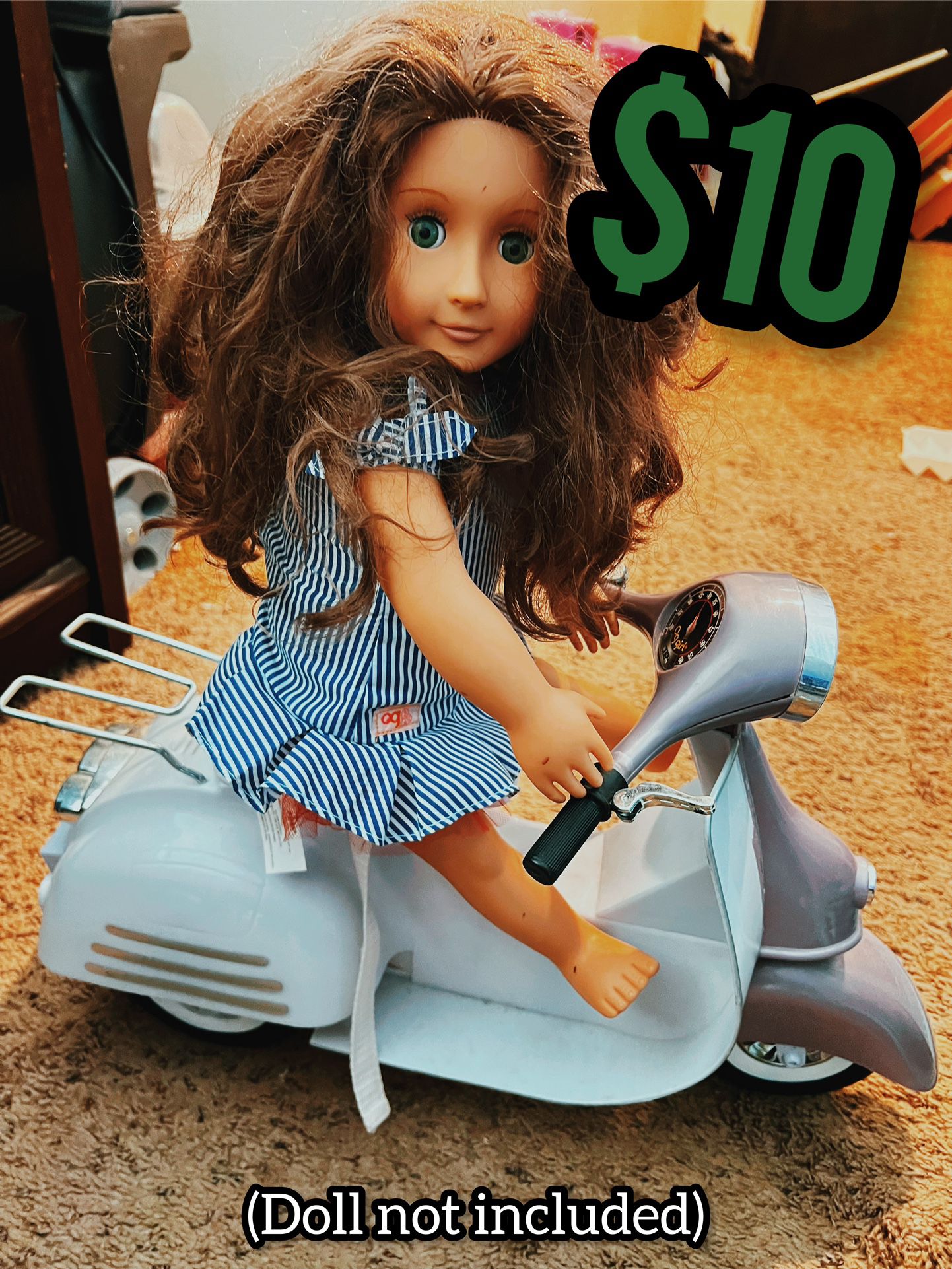 Toy Scooter For The American Girl Collection