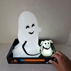 Light Up Ghost with Dog NEW