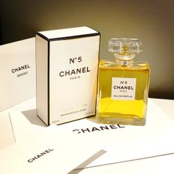 New and unopened Chanel No. 5 perfume spray, 100 ml (Festival Collector's Edition)