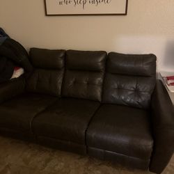 Leather Couch And Love Seat Recliners