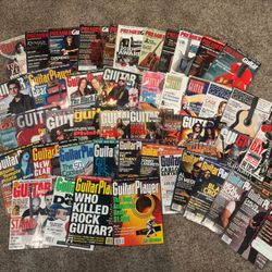 Lot Of 50 Guitar Magazines