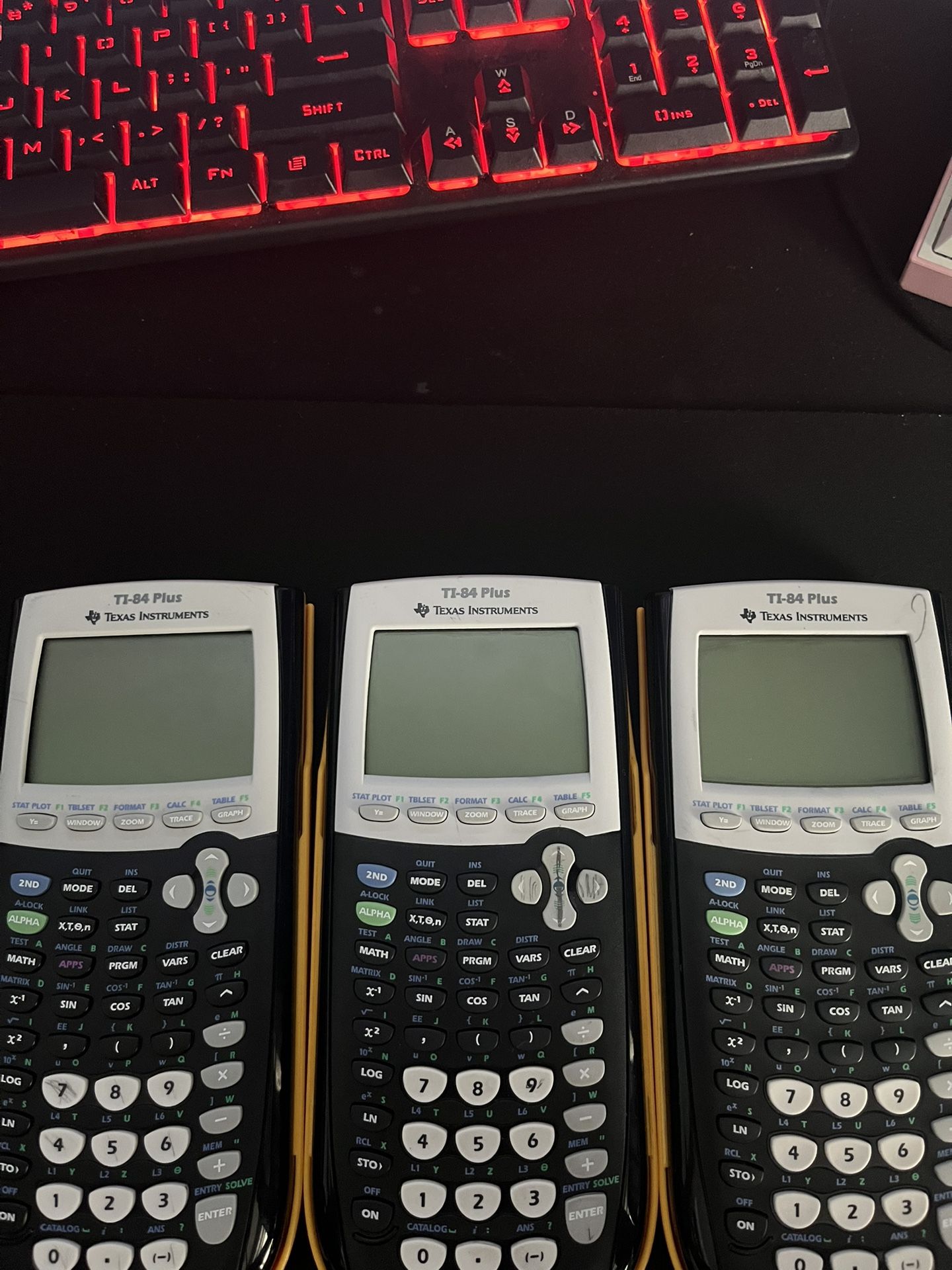 Triple Bundle New TI-84 Plus Graphic Calculator Texas Instruments TI84 + Graphing