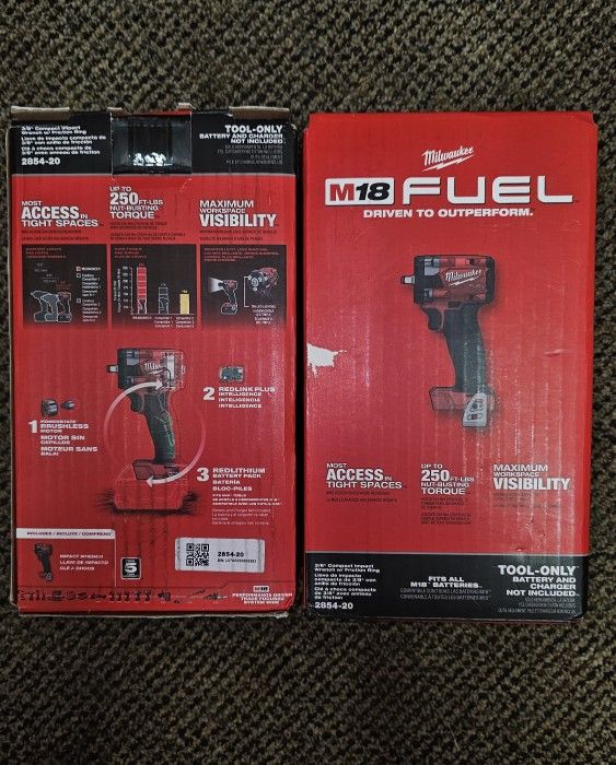 Milwaukee
M18 FUEL GEN-3 18V Lithium-Ion Brushless Cordless 3/8 in. Compact Impact Wrench with Friction Ring (Tool-Only)