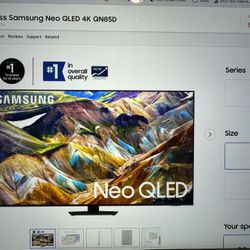 Samsung 55” neo qled 4k qn85d