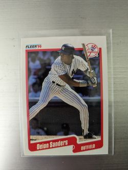 Primetime Deion Sanders Baseball Card