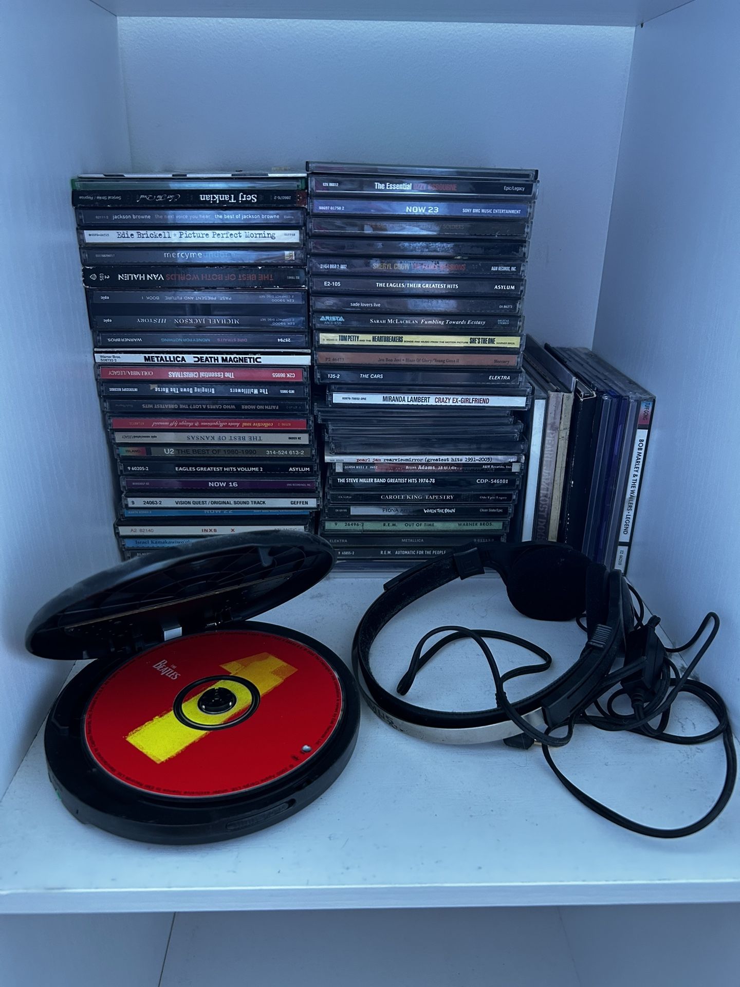 CDs And CD Player W/ Headphones