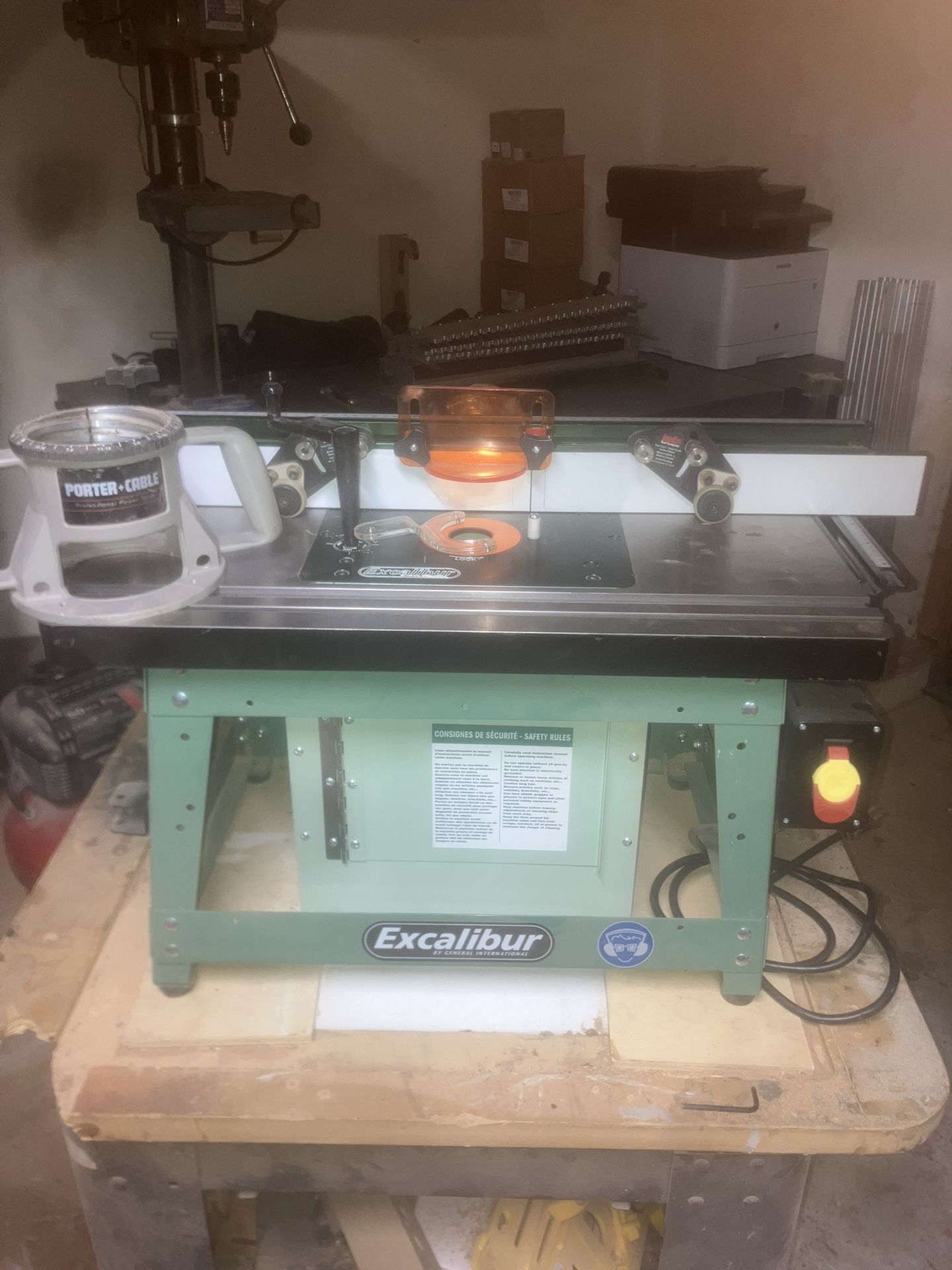Excalibur Router Table