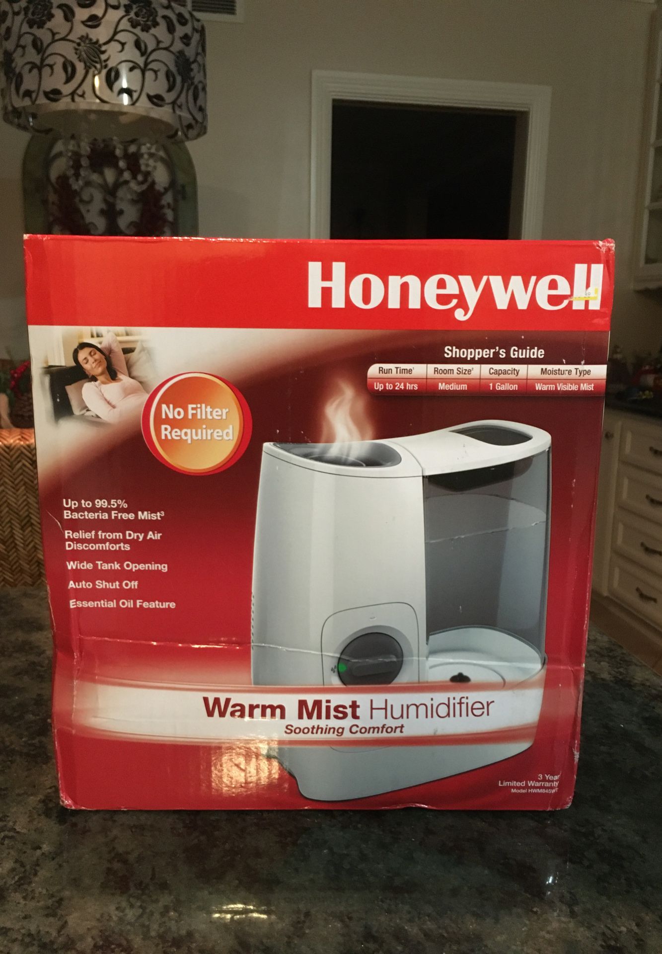 Honeywell warm mist humidifier NEW!