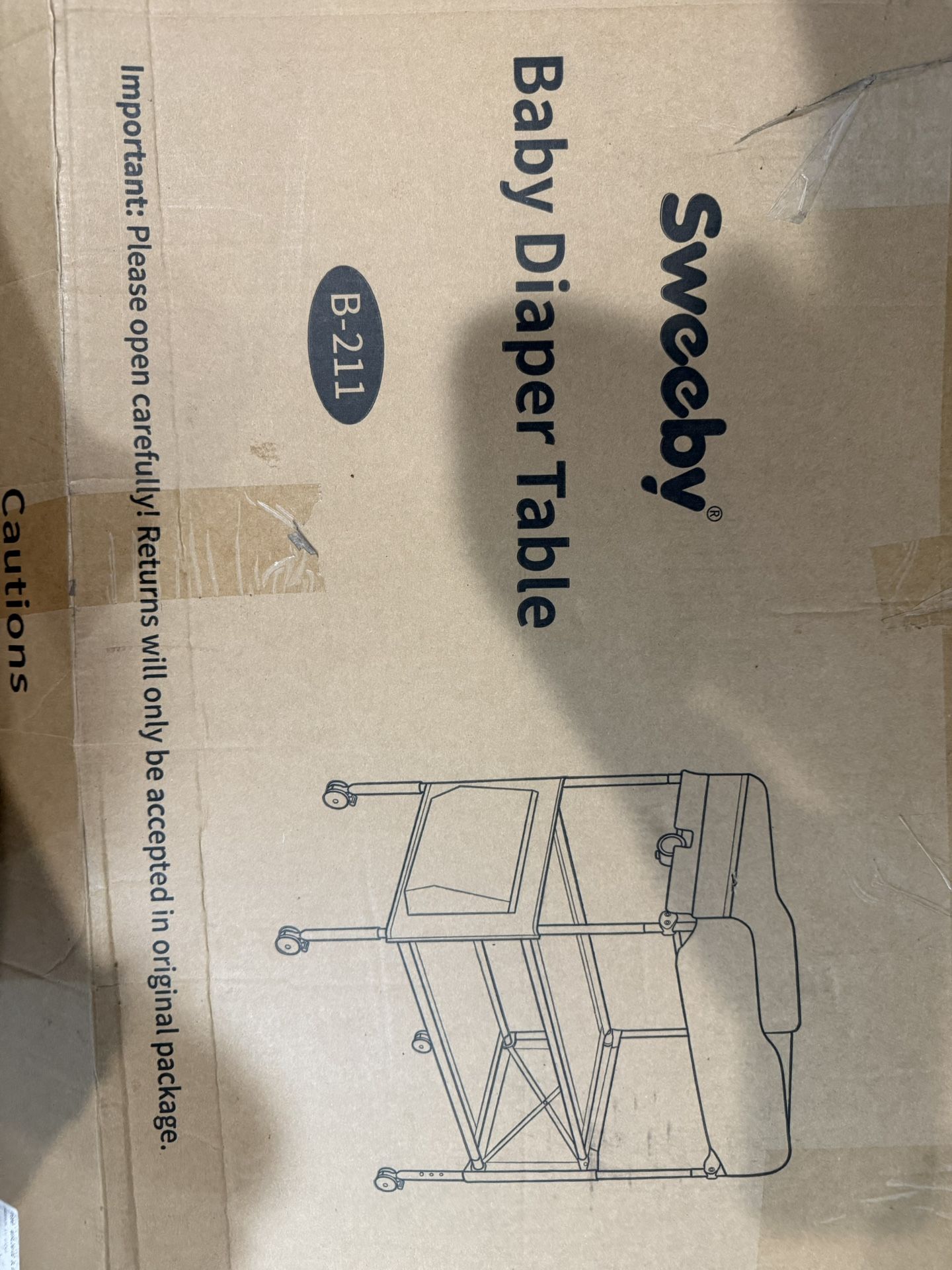 Sweeby Portable Baby Changing Table