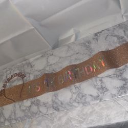 Birthday Sash And Crown