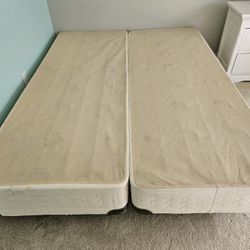 Metal Queen Bedframe With Box Spring